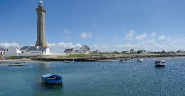 Paysage marin littoral à proximité de Penmarc'h en Bretagne