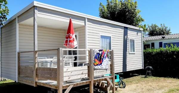 Hébergement de vacances mobil home Alizé au camping les Hortensias